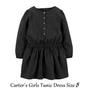 BOUTIQUE Carter`s girls Size 5 Long sleeve tunic